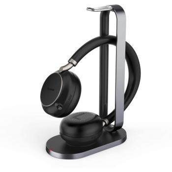 Auriculares Inalámbricos Yealink BH76 con Base de Carga USB-C, Bluetooth, Diadema, Cancelación Activa de Ruido, Ideal para Llamadas y Música