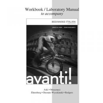 Avanti! Beginning Italian Workbook & Lab Manual