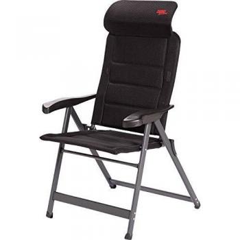 Silla Reclinable Plegable Crespo Air Deluxe Compact Negra