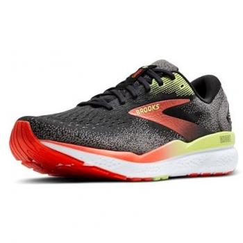 Zapatillas de running Brooks Ghost 16 hombre negro/rojo, talla 45 EU