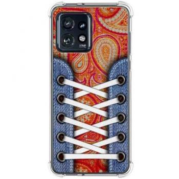Funda Antigolpes de Silicona con Diseño Zapatillas 10 para Motorola Edge 40 Pro 5G