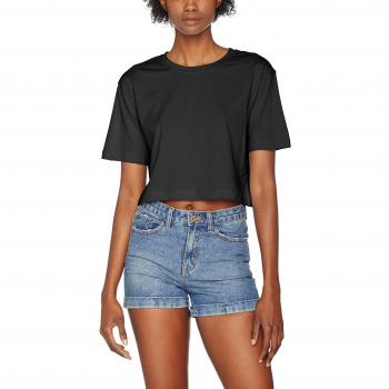 Camiseta Oversized Corto para Mujer Urban Classics - Talla XS a XL - Color Negro