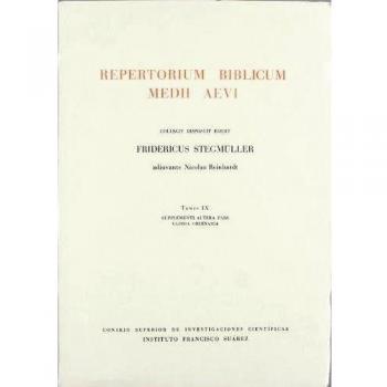 Repertorium biblicum Medii Aevi. Tomus IX. Suplementi altera pars. Glossa ordinaria