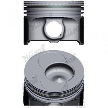 Pistón NÜRAL 87-114900-20 - Bloque de Motor, tipo pistón de alta calidad, diseñado para motores de automóviles, fabricado con materiales duraderos y resistentes al desgaste, compatible con diversas marcas y modelos
