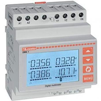 Multímetro LCD Modular 4U Lovato 100-240VAC 115-250VDC DMG100