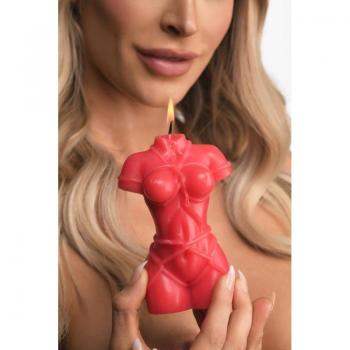 Master Series Red BDSM Bound Goddess Drip Candle