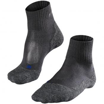 Falke Women's TK2 Short Cool Hiking Socks - Grey, Anti-Blister, Comfortable Trekking Design