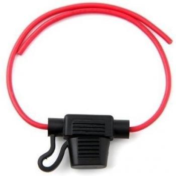 TOOGOO(R) Portafusible con hilo in-line coche camion 14AWG a prueba de agua 20A