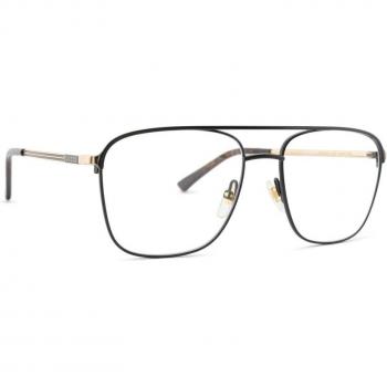 Montura de gafas Gucci GG0833O 001 unisex negra, tamaño 55 MM