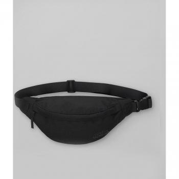 Loreak Mendian - Riñonera unisex de tejido reciclado en negro