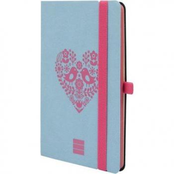 Cuaderno tapa blanda 72 hojas 80 g/m² Design 100x150 mm liso Love Finocam