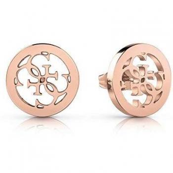 Pendientes de Acero Inoxidable Chapado en Oro Tropical Sun para Damas Guess