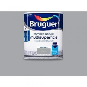 Bruguer Acrylic Multisuperficie Esmalte al agua Brillante Gris Perla 750 ml