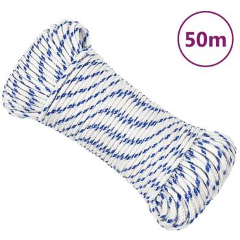 Cuerda de barco polipropileno blanco 3 mm 50 m