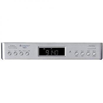 Radio de Cocina Soundmaster UR2045SI - DAB+/FM, Bluetooth, Temporizador y Color Plateado