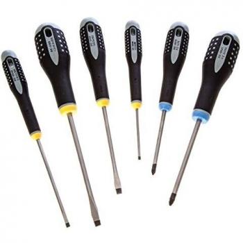 Bahco BE-9882 - Juego Destornillador Es Ergo 6 Piezas: 4 Bocas Rectas Y 2 Pz