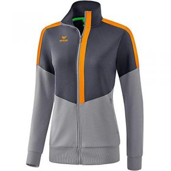 Erima Worker Squad Women's Jacket Slate Grey / Monument Grey / New Orange