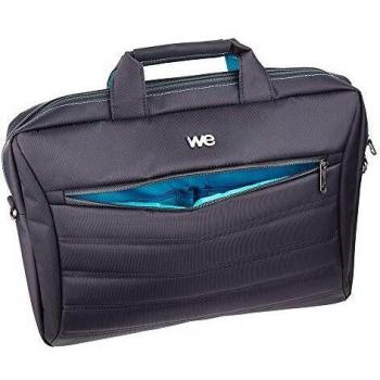 WE 17.3 Unisex Laptop Bag - Multi-Compartment, Comfortable, Nylon, Black - Design V2
