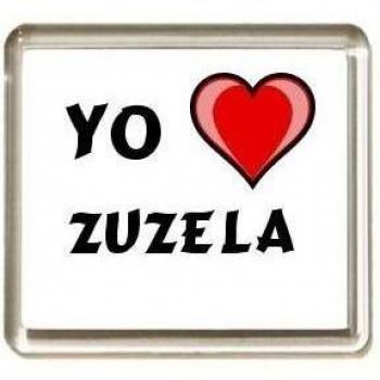 Iman de nevera con estampado Te quiero Zuzela