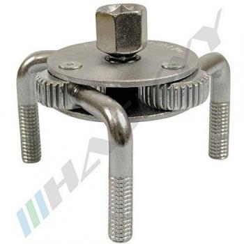 Llave del filtro de aceite - Araña de filtro de aceite 3-brazo patrón desde el interior 4-kant Mecanismo, desde el exterior 6 lados 19 mm CUOF-15