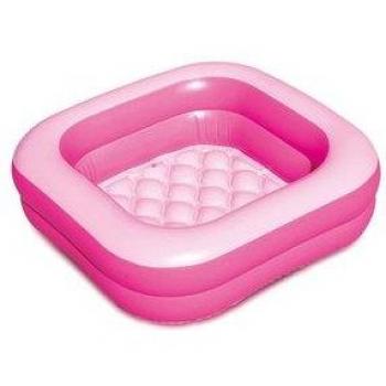Piscina hinchable 57L rosa 86x86x25 cm