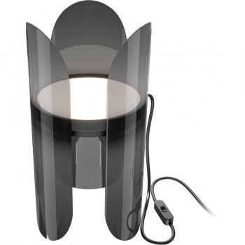 Lámpara de Mesa LED Insight Moderna 6W 550lm Negra y Transparente