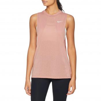 Nike Dri-fit Tail Wind Top, otoño/Invierno, Mujer, Color Rush Pink/Reflective Silver, tamaño Medium