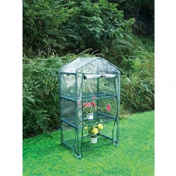 Biotop B2071 - Invernadero, 3 bandejas con Rueda, 68 x 49 x130 cm