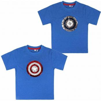 Cerdá Camiseta Manga Corta Premium Avengers, Azul