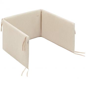 Protector de Cuna Suave y Cómodo 60x40x3 Cm Sky Beige