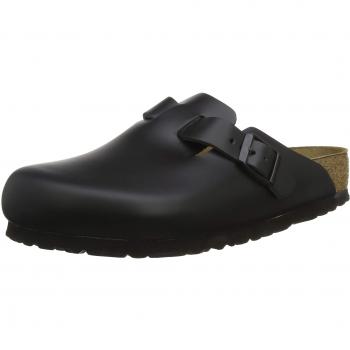 Birkenstock Boston Narrow Fit Natural Leather Clogs