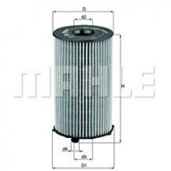 Mahle Filter OX205/2D Filtro De Aceite