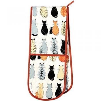Ulster Weavers - Manopla doble para horno, diseño con gatos
