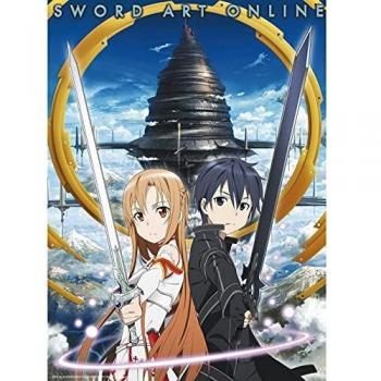 ABYstyle - Póster de Asuna & Kirito Aincrad (52 x 38 cm