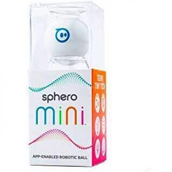 Sphero Mini Blanco: Esfera robótica controlada por una aplicación juguete para el aprendizaje y programación en STEM, apto para mayores de 8 años