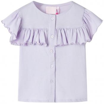 Camiseta infantil color lila 116 vidaXL
