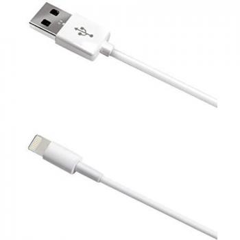 Celly USBLIGHT – Cable USB Lightning Compatible con IPhone, IPad, IPod, Blanco