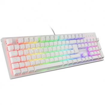 Teclado Gaming Genesis Thor 303 FR - Retroiluminación RGB, Mecánico con Switches Marrones, Blanco y Hot Swap