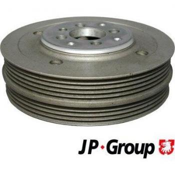 Polea de cigüeñal JP GROUP 1118301900 con características de alta calidad, diseño preciso para un ajuste perfecto, fabricada en materiales duraderos que garantizan su resistencia y longevidad, compatible con varios modelos de vehículos