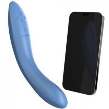We-Vibe Rave 2 - Muted Blue G-Spot Vibrator, App Controlled, 20 cm