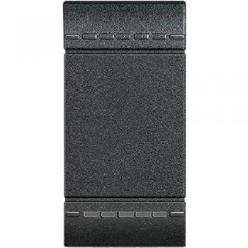 Interruptor Neutro Iluminable 1 Módulo Antracita Bticino Livinglight L4915N - Diseño Moderno