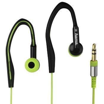 Hama HK3203 Verde Intraaural gancho de oreja, Dentro de oído auricular - Auriculares