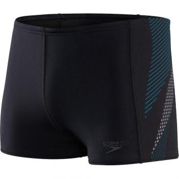 Bañador de hombre Speedo Tech Panel Aquashort negro azul - 30