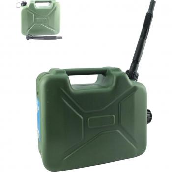 Bidón 10Ltr con boquilla de fácil verter - puede mantener/gasolina/aceite de combustibles/cualquier otros líquidos, pack de 1