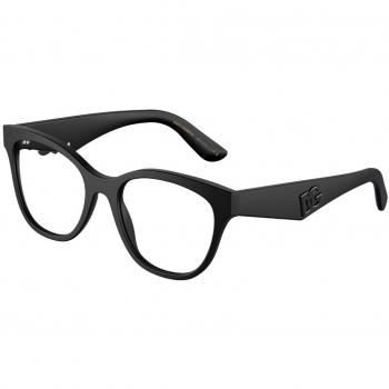 Dolce & Gabbana DG3371F Asian Fit 2525 Armazones para Mujer Negros