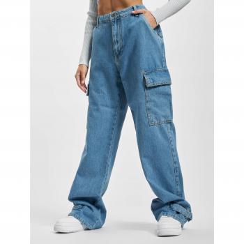DEF Mika Women's Light Blue Denim Cargo Pants