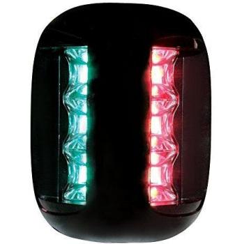 Feu bicolor latéral FOS LED 20, couleur noire