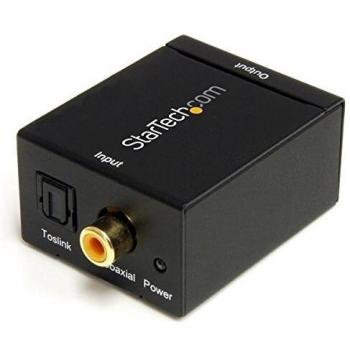 StarTech.com SPDIF Digital Coaxial or Toslink Optical to Stereo RCA Audio Converter