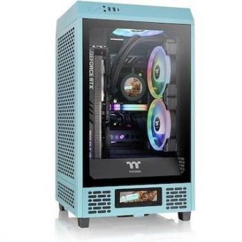Thermaltake The Tower 200 Mini ITX Chassis - Turquoise