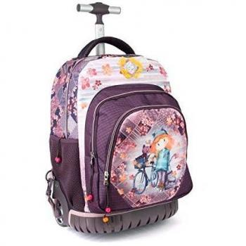 Forever Ninette, Bicycle-Sac à Dos à Roulettes Travel GTS Mochila Tipo Casual, Multicolor, 47 Centimeters